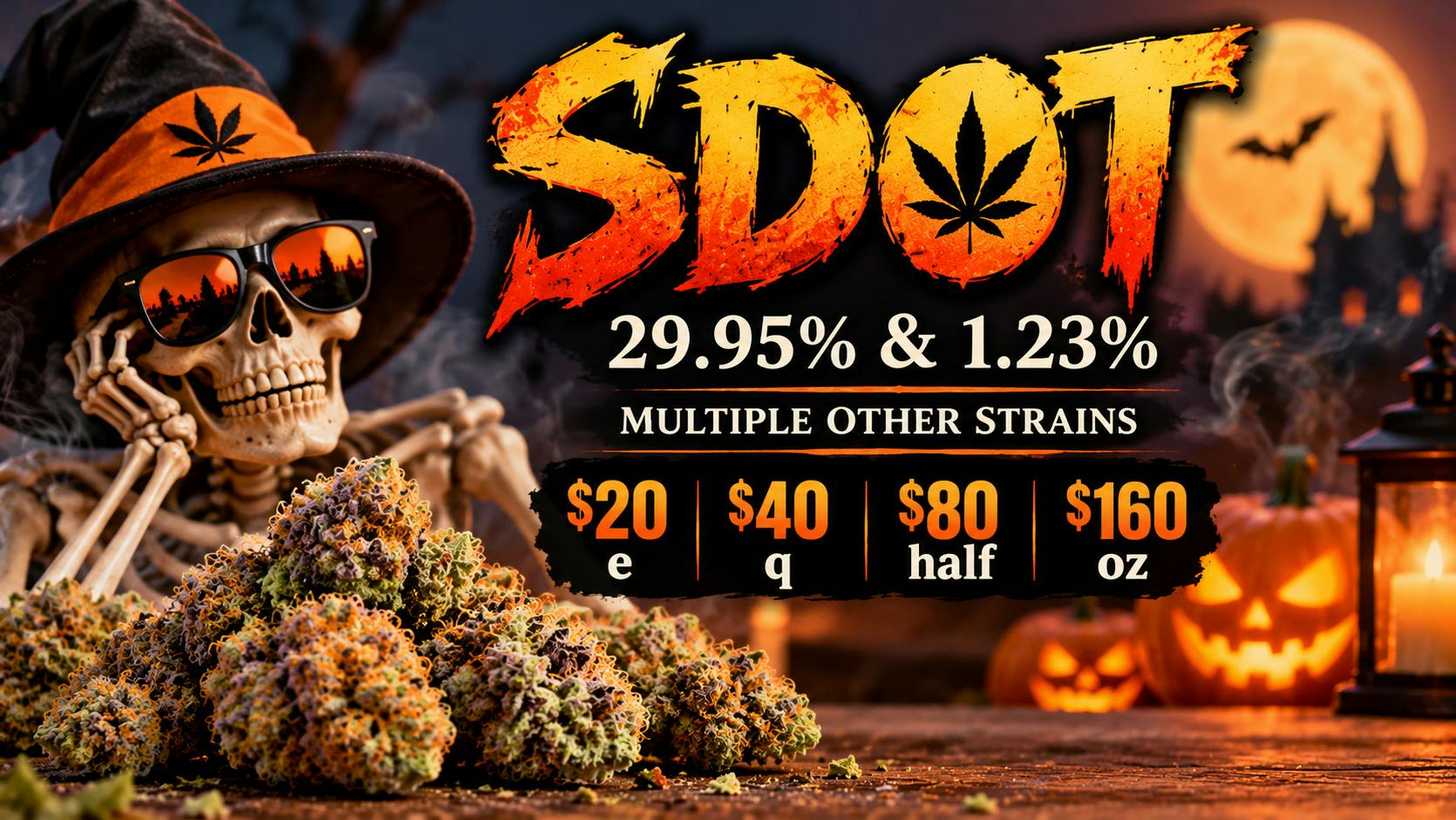 Arctic Herbery $20eighth, $40quarter, $80half & $160oz 23-26% THC
