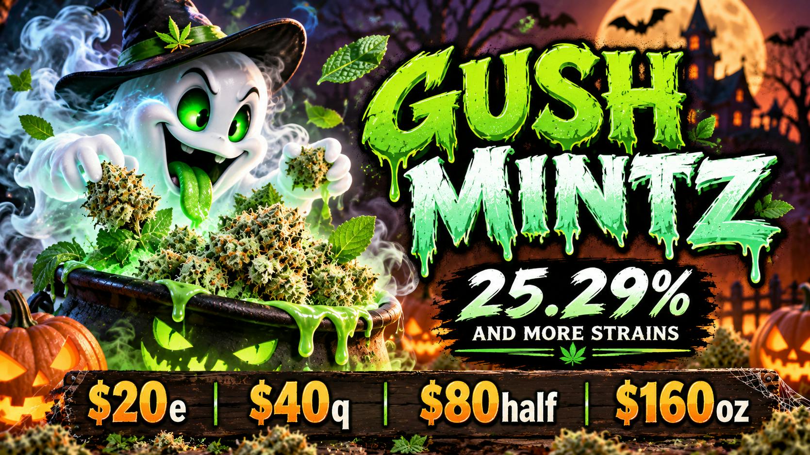 Arctic Herbery $20eighth, $40quarter, $80half & $160oz 20-25% THC