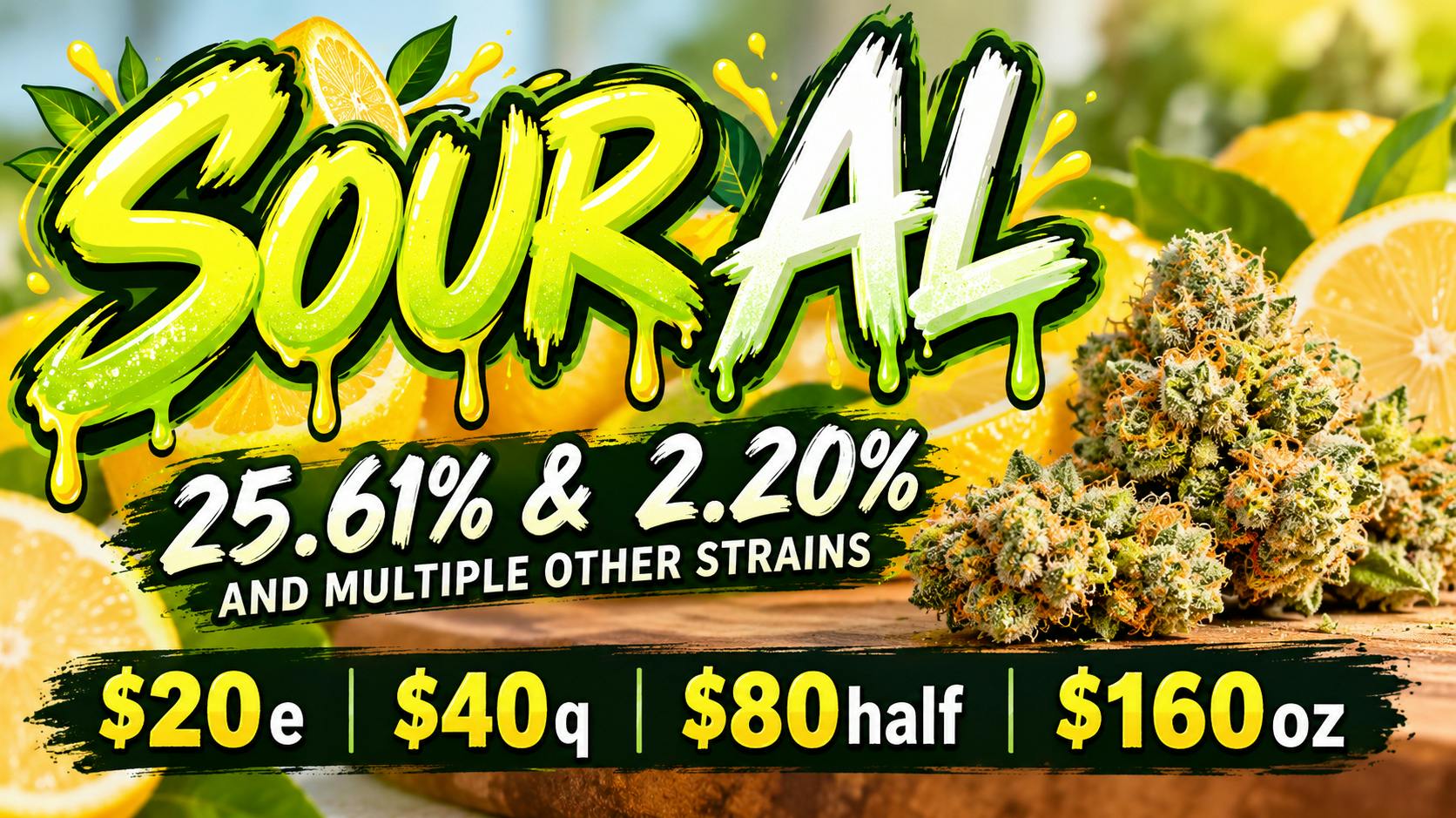 Arctic Herbery $20eighth, $40quarter, $80half & $160oz 20-25% THC