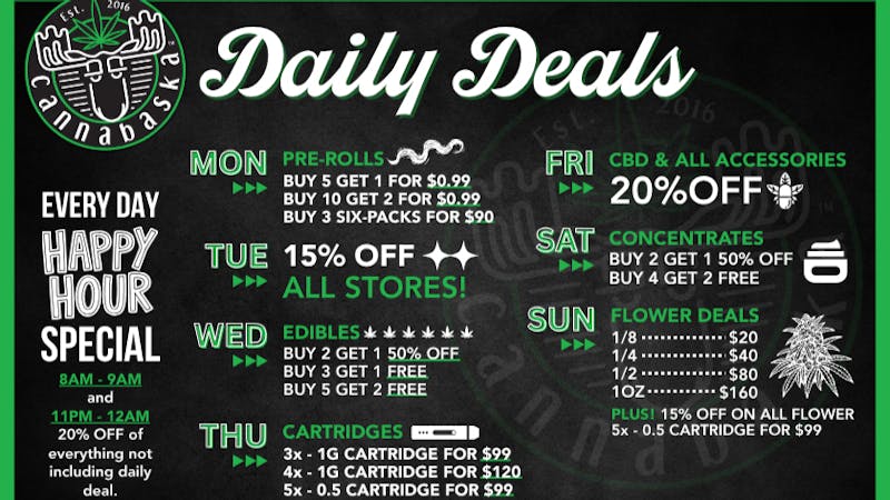 Cannabaska Check out our daily deals