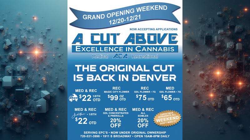 A Cut Above - Denver Its our Grand Opening!