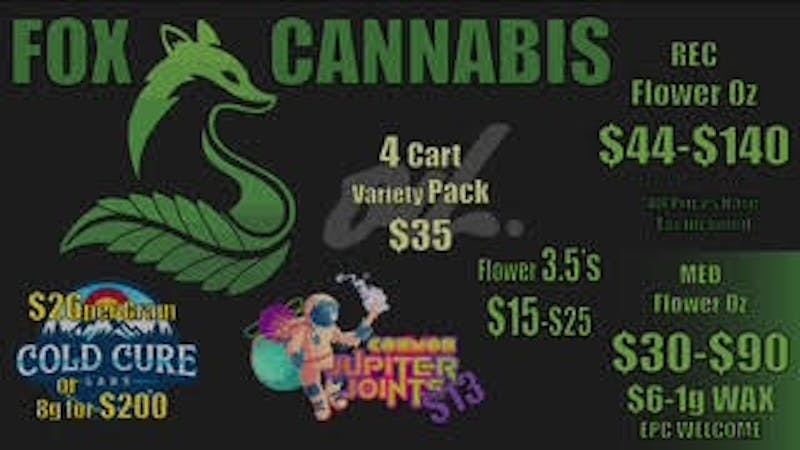 Fox Cannabis Best Daily Deals in Denver!