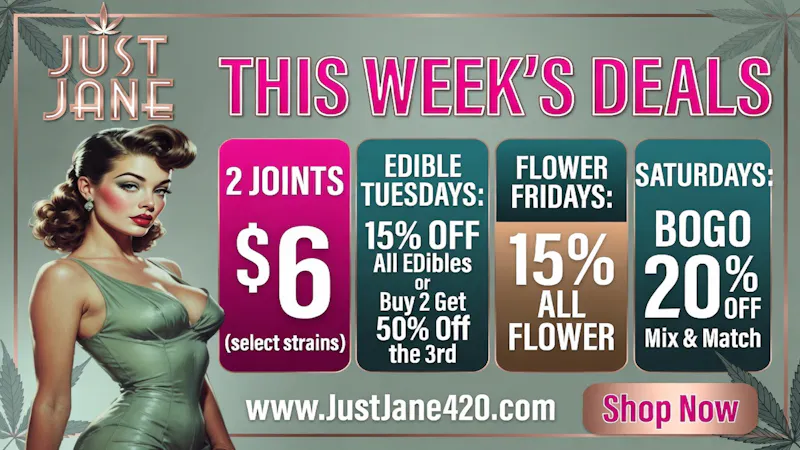 Just Jane East (Delivery) This Weeks Deals