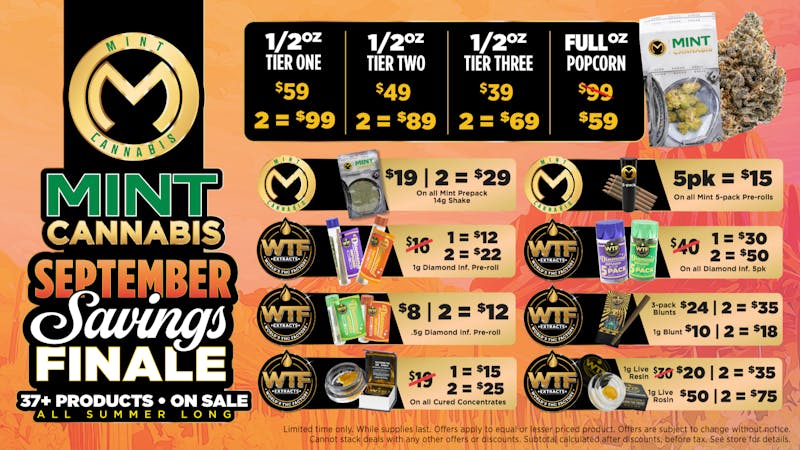 The Mint Cannabis - Phoenix September Savings page 2
