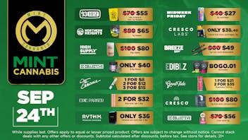 Mint Cannabis - Willowbrook Mint Willowbrook Wednesday Specials!