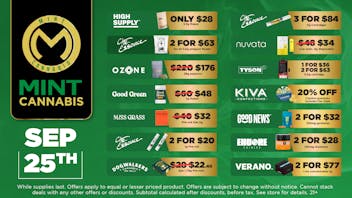 Mint Cannabis - Willowbrook Mint Willowbrook Thursday Specials!
