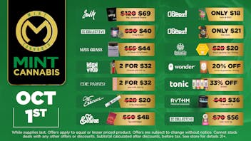 Mint Cannabis - Willowbrook Mint Willowbrook Wednesday Specials!