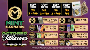The Mint Cannabis - Mesa Mint Oct Savings 1