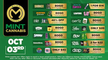 The Mint Cannabis - Mesa Friday Featured Deals