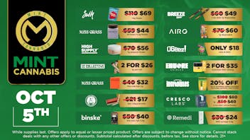 Mint Cannabis - Willowbrook Mint Willowbrook Sunday Specials!