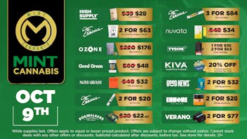 Mint Cannabis - Willowbrook Mint Willowbrook Thursday Specials!