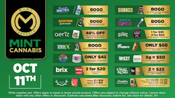 The Mint Cannabis - Mesa Saturday Featured Deals