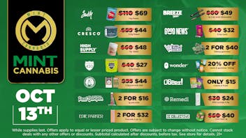 Mint Cannabis - Willowbrook Mint Willowbrook Monday Specials!