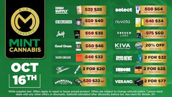Mint Cannabis - Willowbrook Mint Willowbrook Thursday Specials!