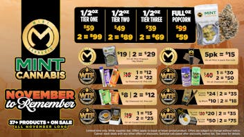 The Mint Cannabis - Mesa Mint Nov Savings 1