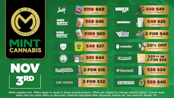 Mint Cannabis - Willowbrook Mint Willowbrook Monday Specials!