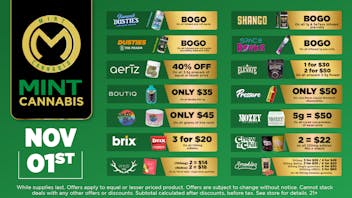 The Mint Cannabis - Mesa Saturday Featured Deals