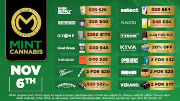 Mint Cannabis - Willowbrook Mint Willowbrook Thursday Specials!