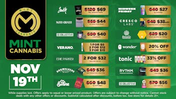 Mint Cannabis - Willowbrook Mint Willowbrook Wednesday Specials!