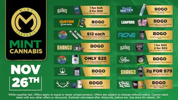 The Mint Cannabis - Mesa Weds Featured Deals