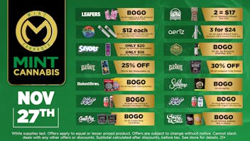 The Mint Cannabis - Tempe Thursday Featured Deals