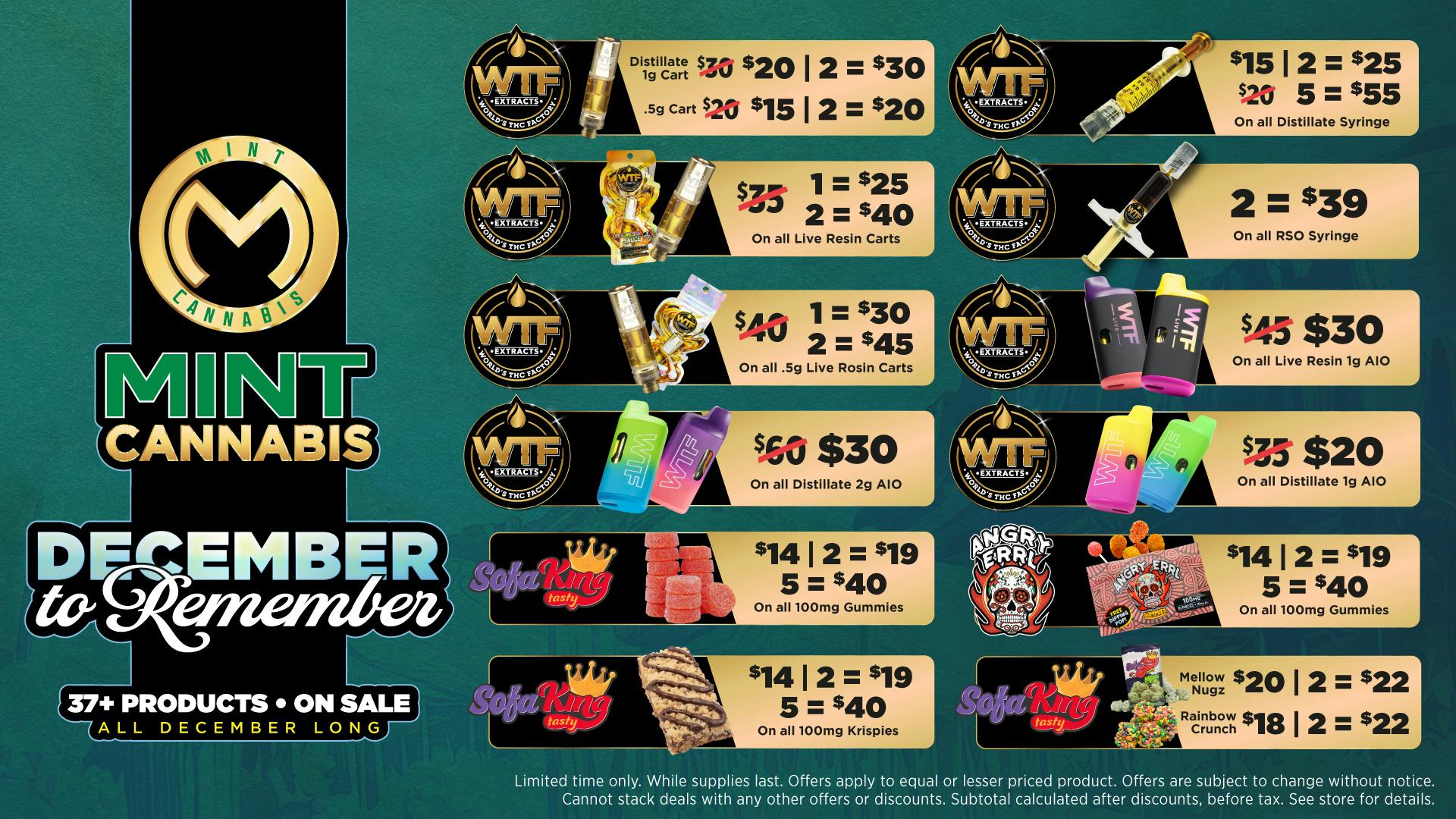 The Mint Cannabis - Phoenix December Savings page 2