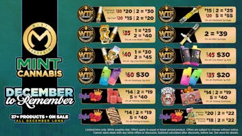 The Mint Cannabis - Mesa December Savings page 2