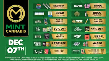 The Mint Cannabis - Mesa Sunday Featured Deals