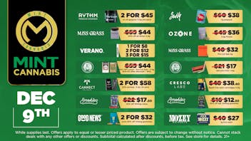 Mint Cannabis - Willowbrook Mint Willowbrook Tuesday Deals