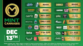 The Mint Cannabis - Tempe Saturday Featured Deals
