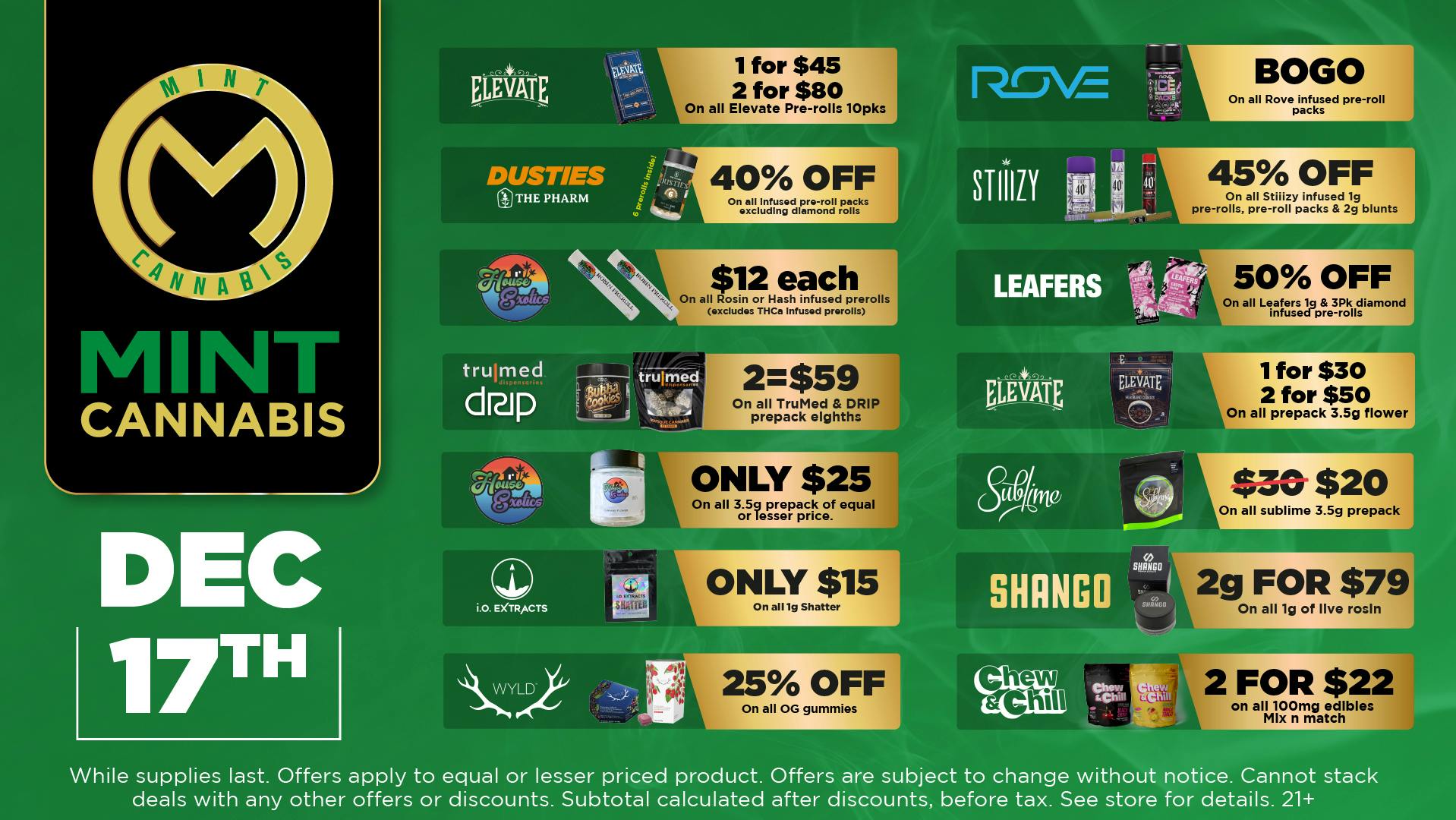 The Mint Cannabis - Tempe Weds Featured Deals