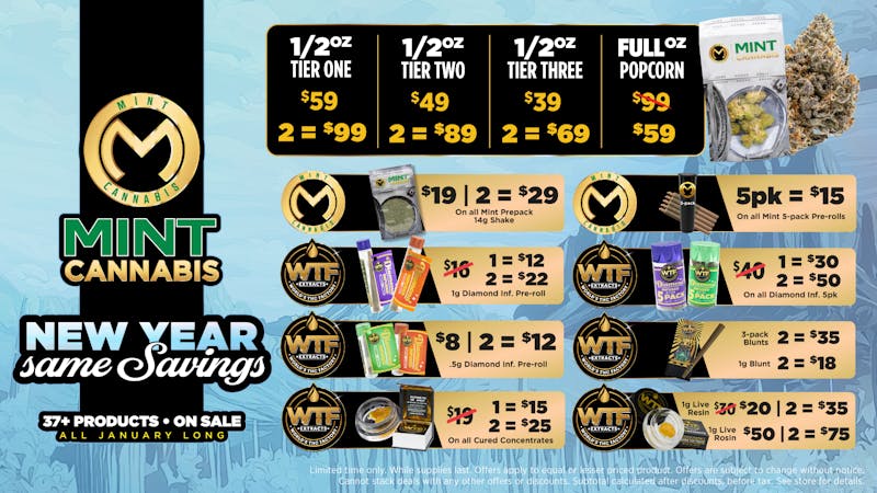 The Mint Cannabis - Phoenix Mint Everyday Savings 1