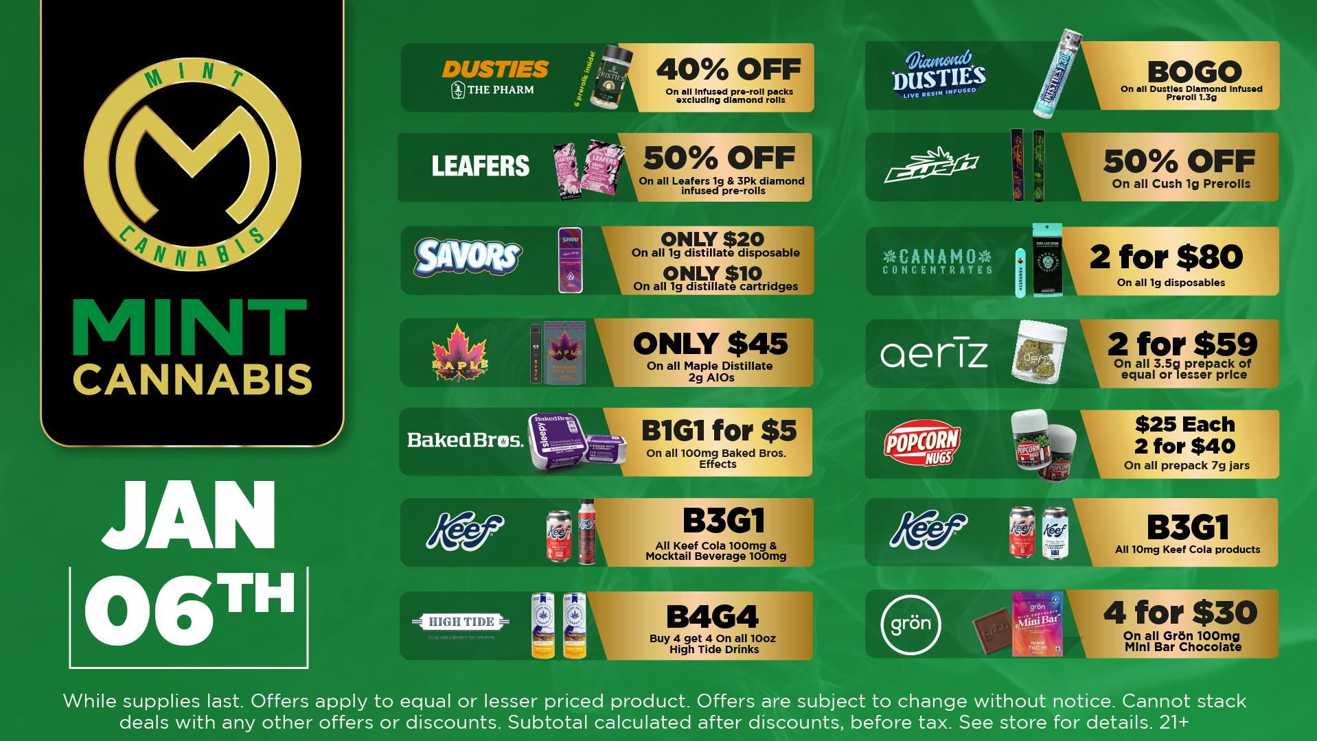 The Mint Cannabis - Tempe Tuesday Featured Deal