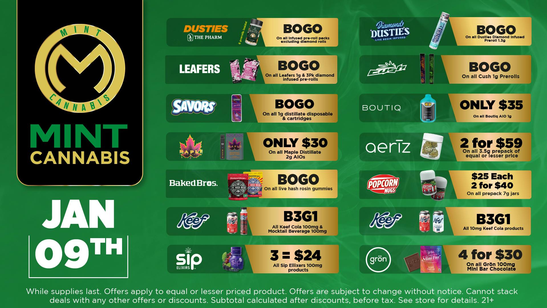 The Mint Cannabis - Mesa Friday Featured Deals