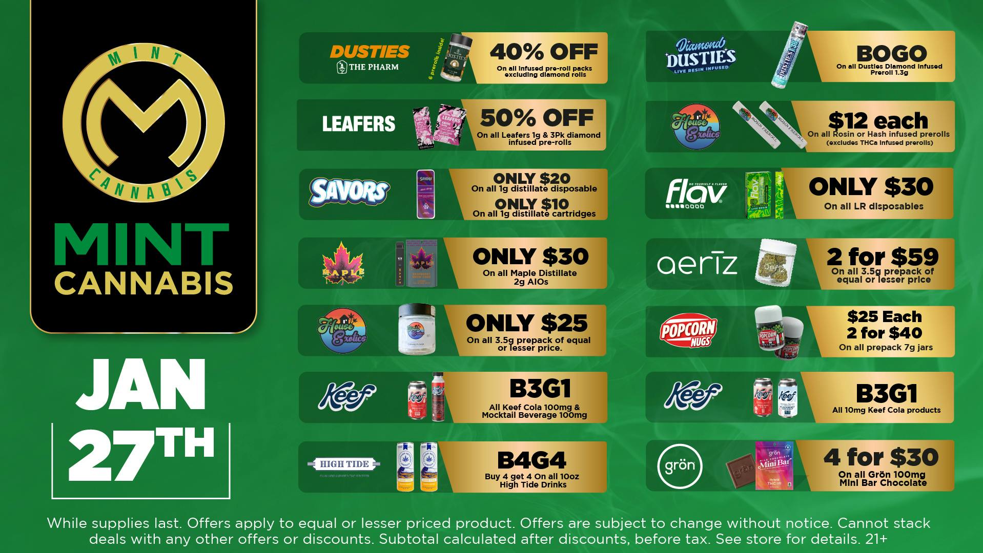 The Mint Cannabis - Mesa Tuesday Featured Deal