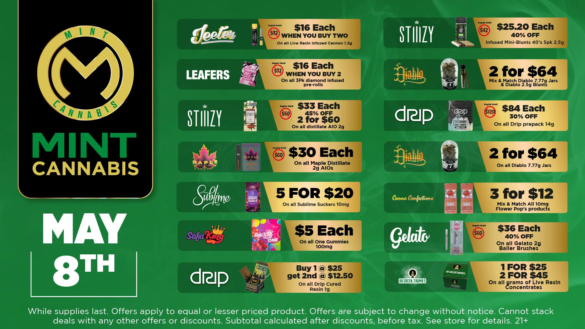 The Mint Cannabis - Mesa Friday Featured Deals