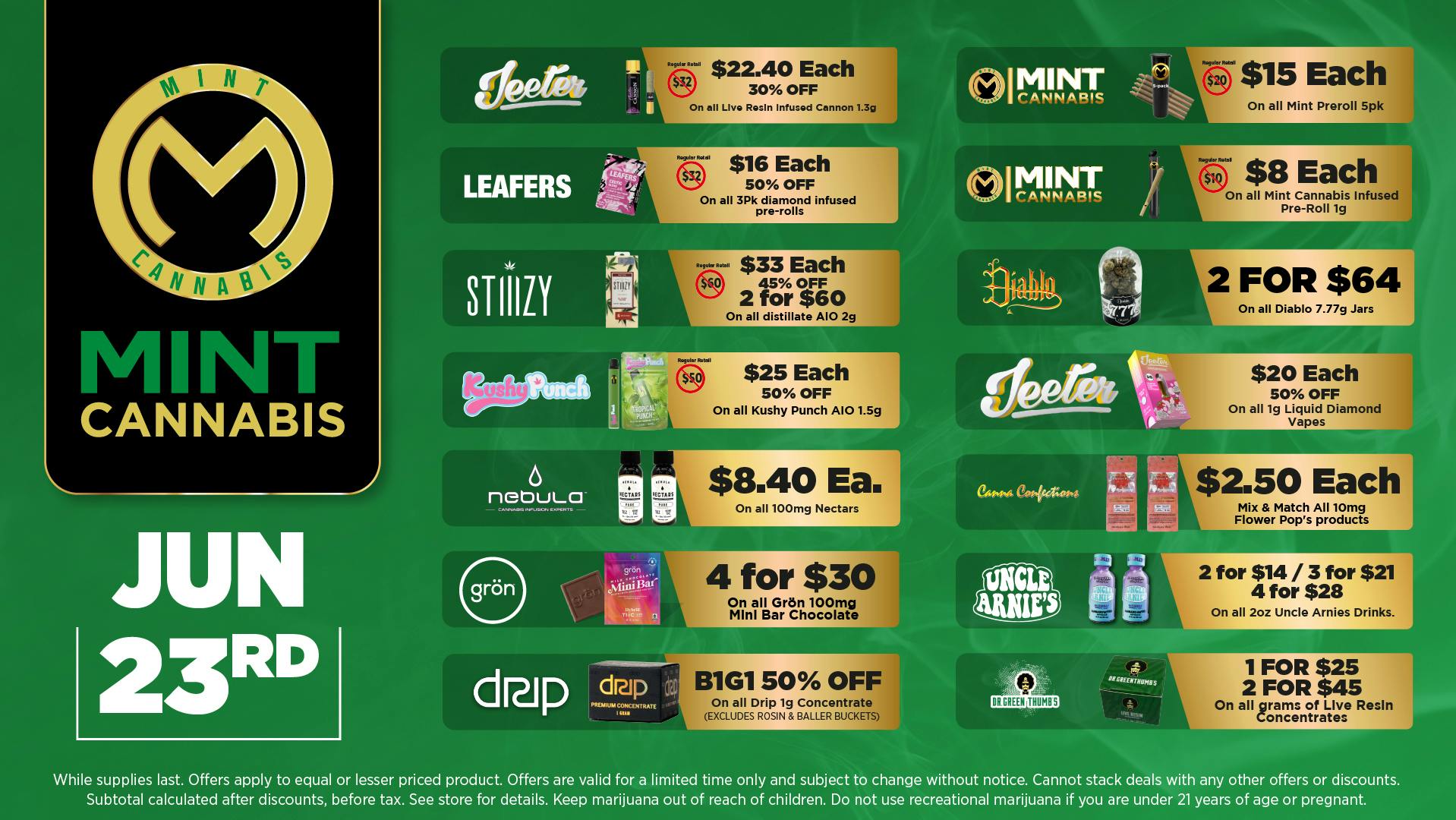 The Mint Cannabis - Tempe Tuesday Featured Deal