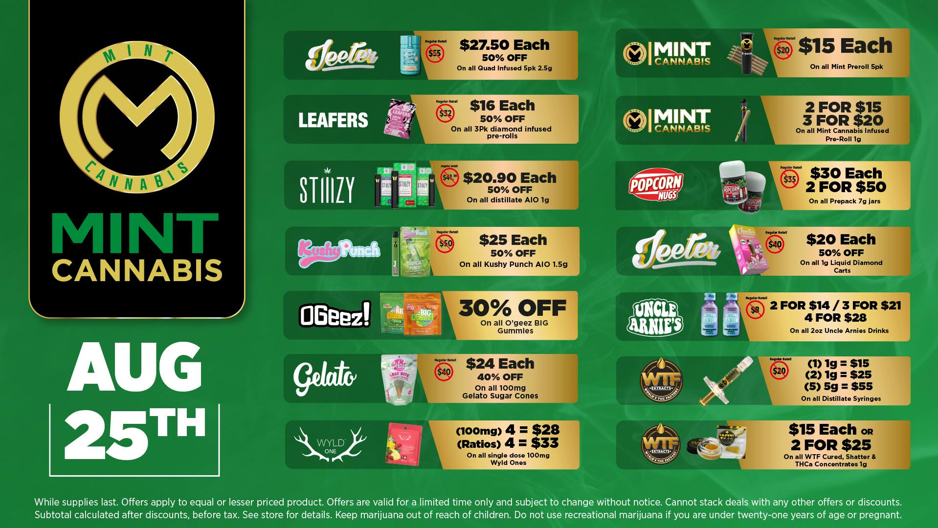 The Mint Cannabis - Mesa Tuesday Featured Deal