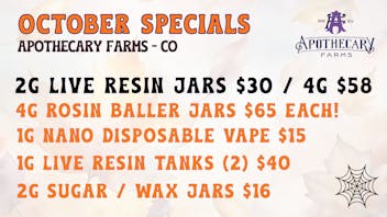 Apothecary Farms - Federal October Daily Deals