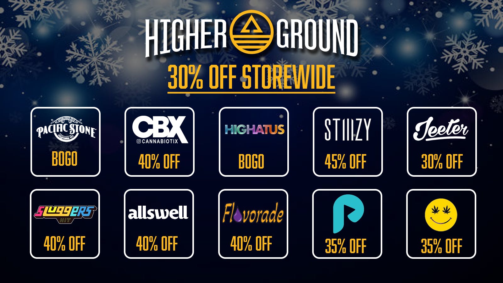 Higher Ground - San Bernardino UP TO 50% OFF SELECT ITEMS & 30% OFF STOREWIDE!
