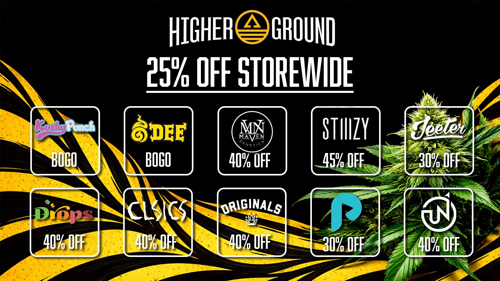 Higher Ground - Moreno Valley 🤩 50% OFF SELECT ITEMS!! 25% OFF STOREWIDE!!