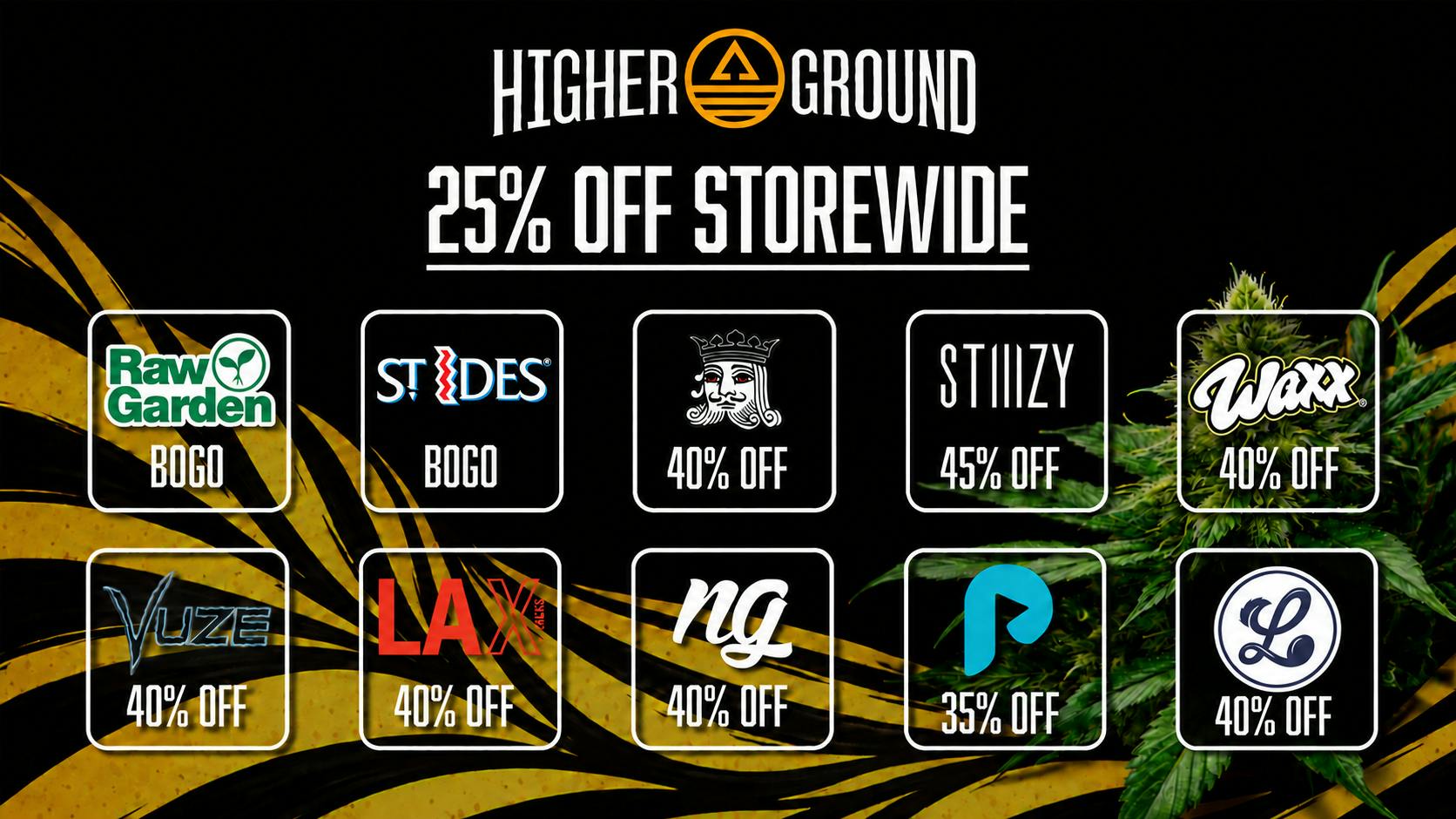 Higher Ground - San Bernardino 🤩 UP TO 50% OFF, 25% OFF STOREWIDE & DAILY DEALS!
