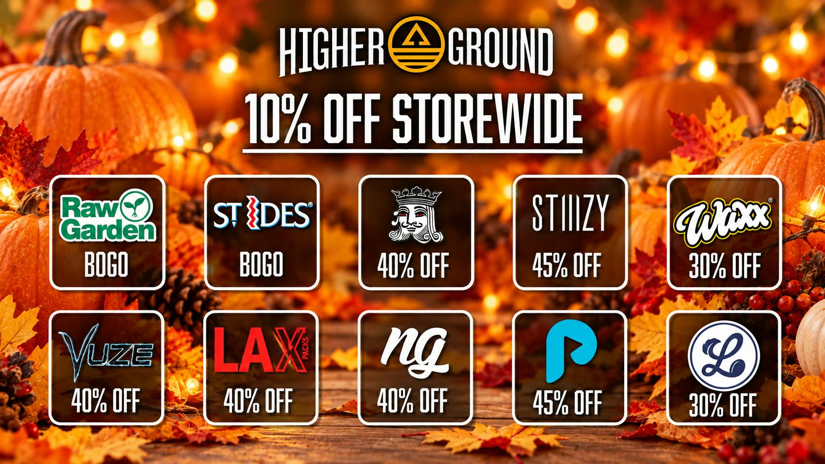 Higher Ground - Baldwin Park 🤩 50% OFF SELECT ITEMS! 10% OFF STOREWIDE & MORE!