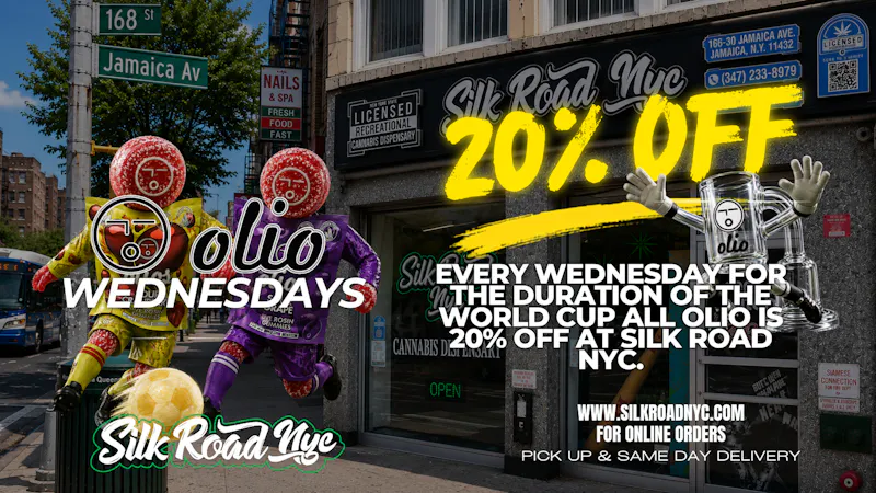 Silk Road NYC Delivery OLIO WEDNESDAYS 20% OFF OLIO