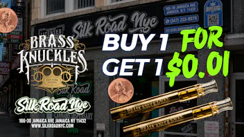 Silk Road NYC Delivery BRASS KNUCKLES- BUY ONE GET ONE FOR $0.01