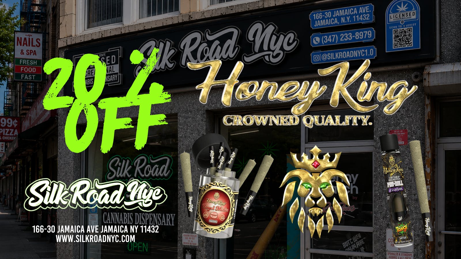 Silk Road NYC Delivery 20% OFF HONEYKING