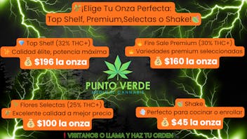 Punto Verde Medical Cannabis 🌿 OFERTA DE FLORES Y SHAKE🌿