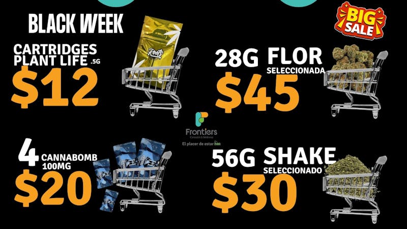 Frontiers Cannabis and Wellness - Patillas BLACK WEEK SALE EVENT- PATILLAS