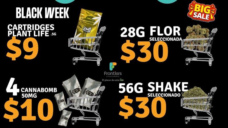Frontiers Cannabis and Wellness - Humacao BLACK WEEKEND SALE EVENT