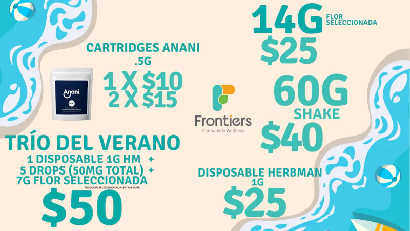Frontiers Cannabis and Wellness - Carolina FERIADO EN FRONTIERS